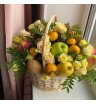 Подарок «Цветочно-фруктовая корзина» 3